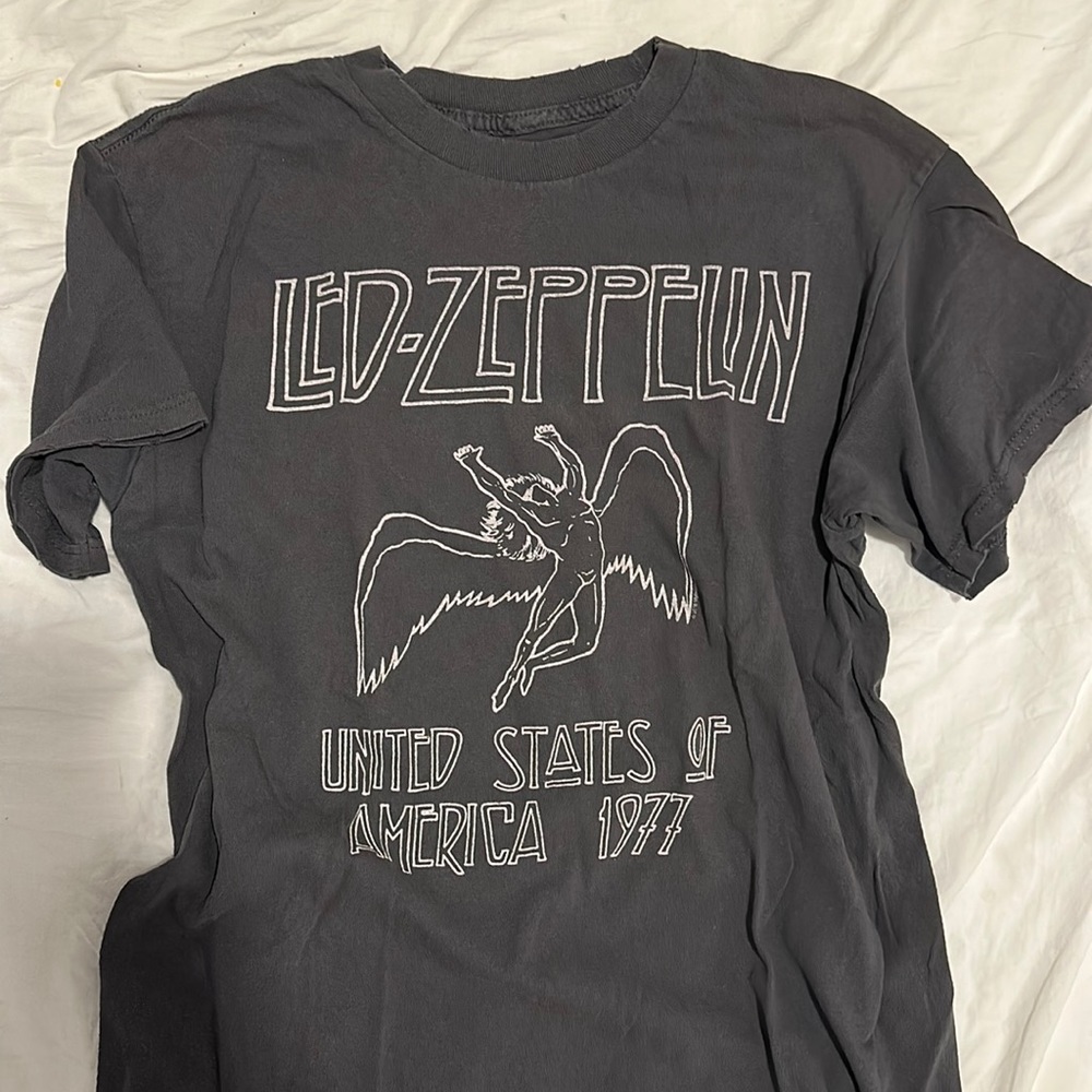 Dark grey band T-shirt